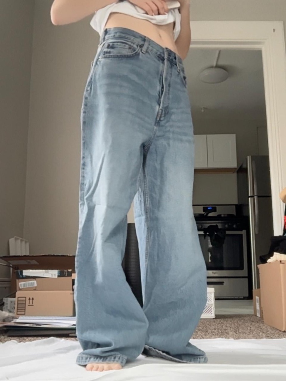 Blue Wide-Leg Jeans COS Women’s S-XS-M